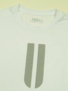 Nobull U Graphic T Shirt Mens L White Tee Athletic Fit Soft Short Sleeve